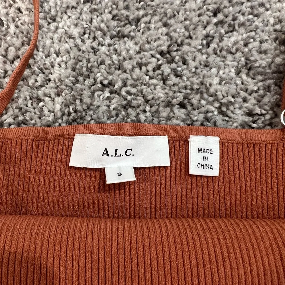 EUC A.L.C. High Low Crop Tank Sz S - Picture 2 of 4